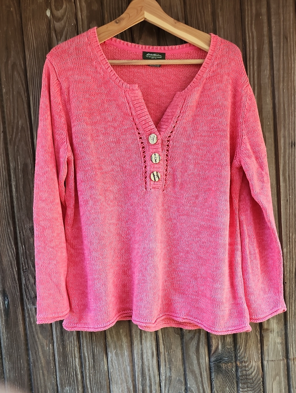Eddie Bauer Ladies Button Up Sweater
